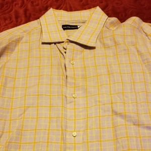 Saks Fifth Avenue Linen Dress shirt